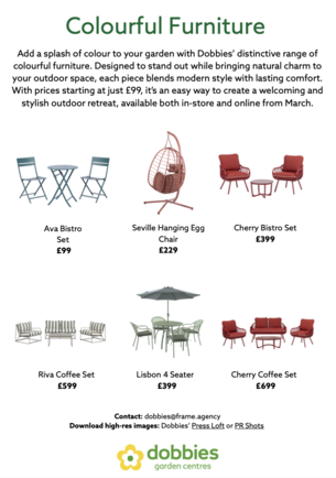 Colourful furniture