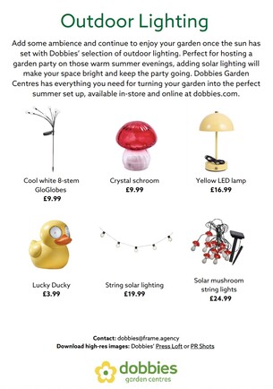 Outdoor and solar Lighting