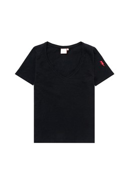 Black V-Neck T-Shirt